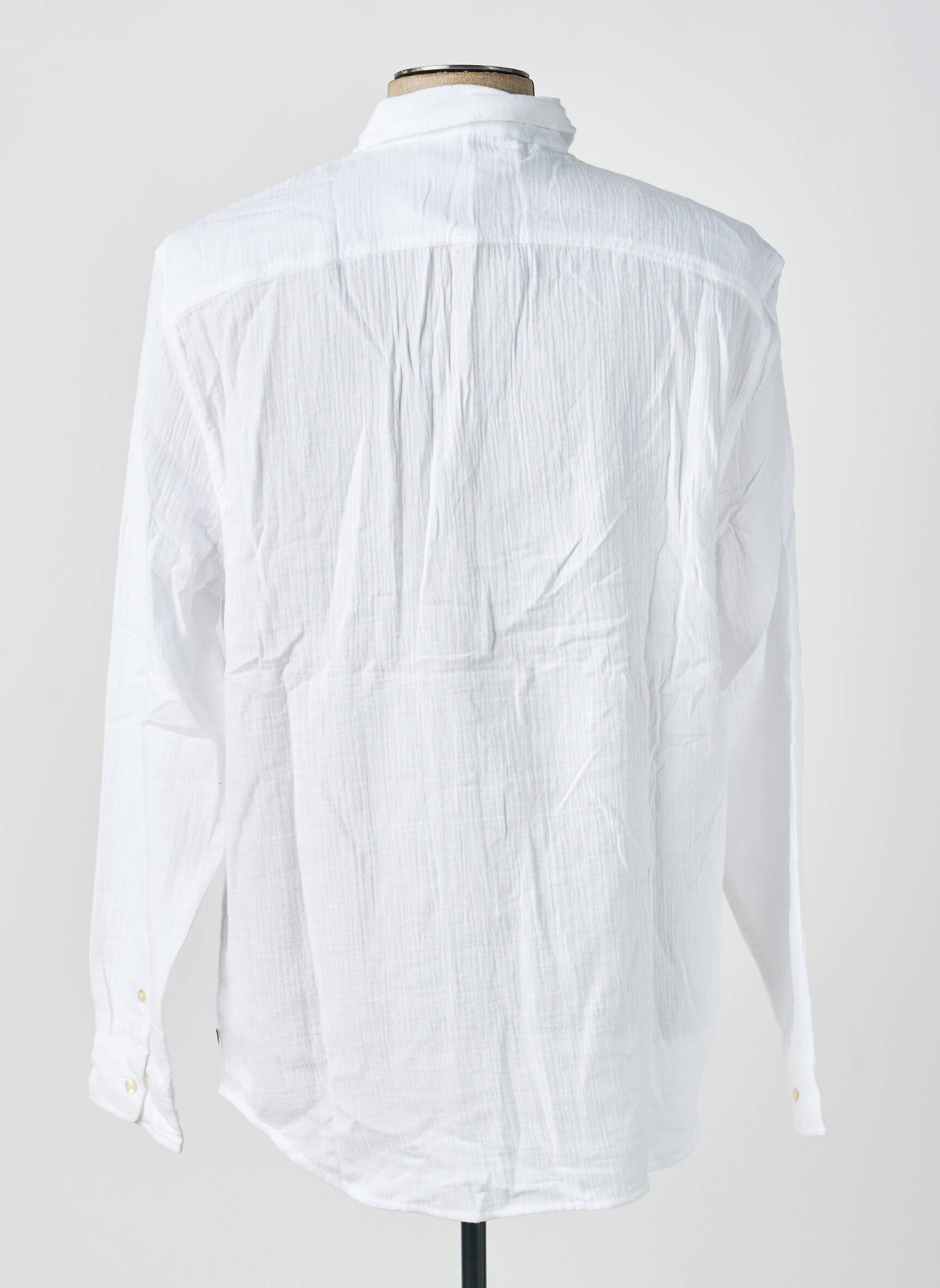 Chemise manches longues coupe cintrée blanc GUESS homme