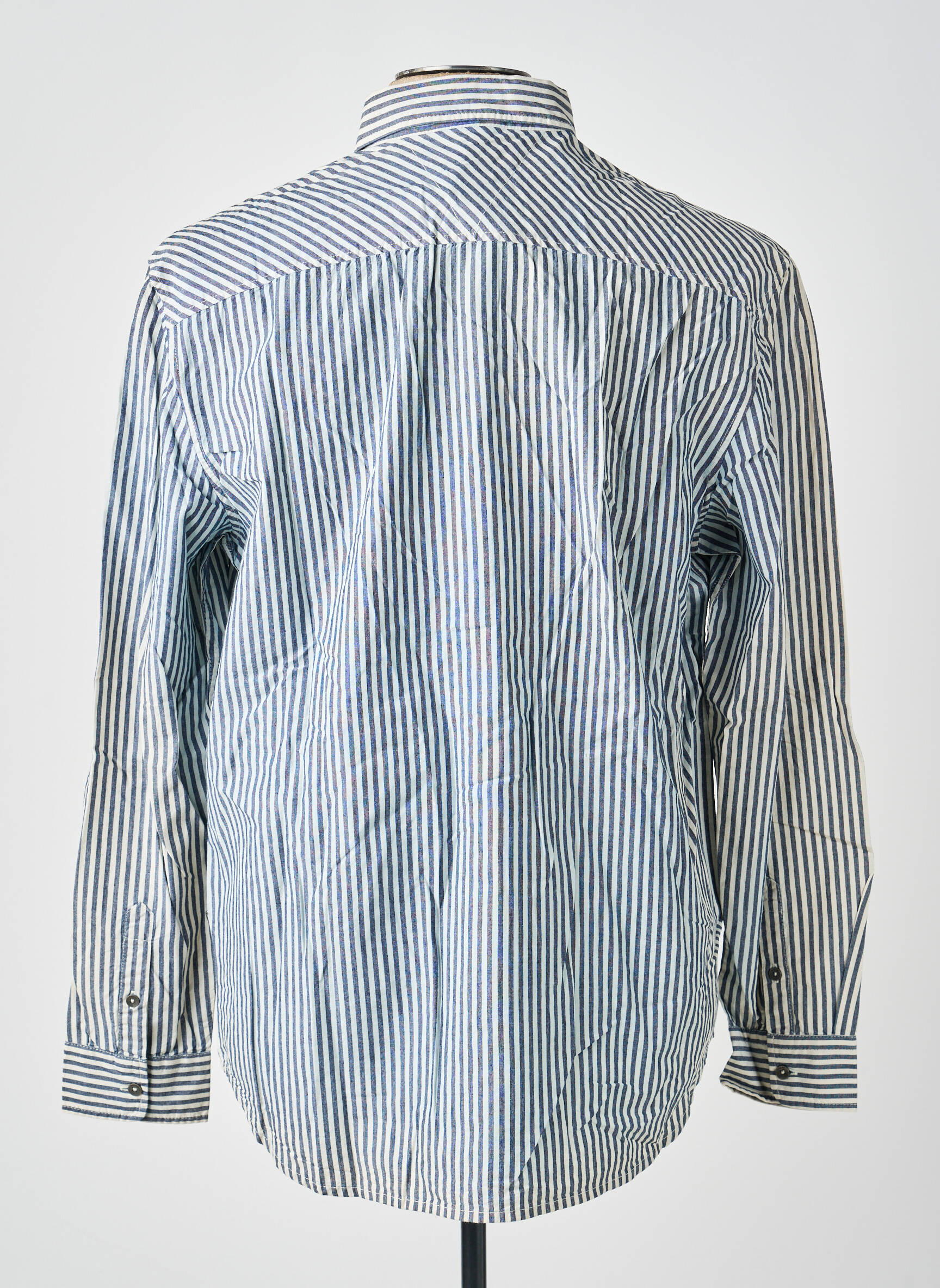 Chemise manches longues coupe droite gris GUESS homme