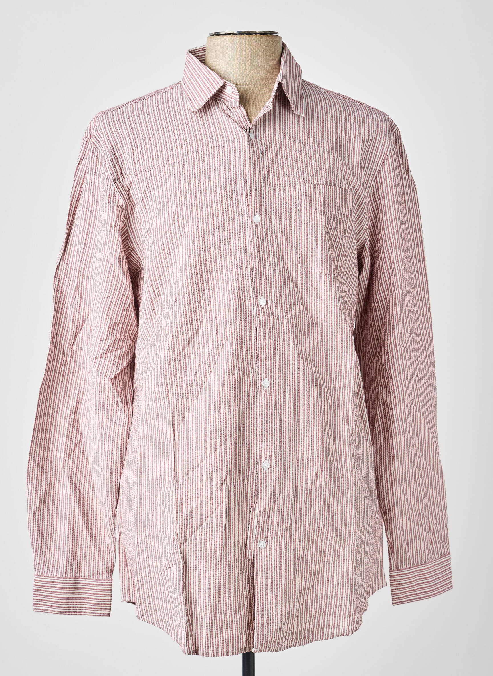 Chemise manches longues poches rouge MARCIANO BY GUESS homme