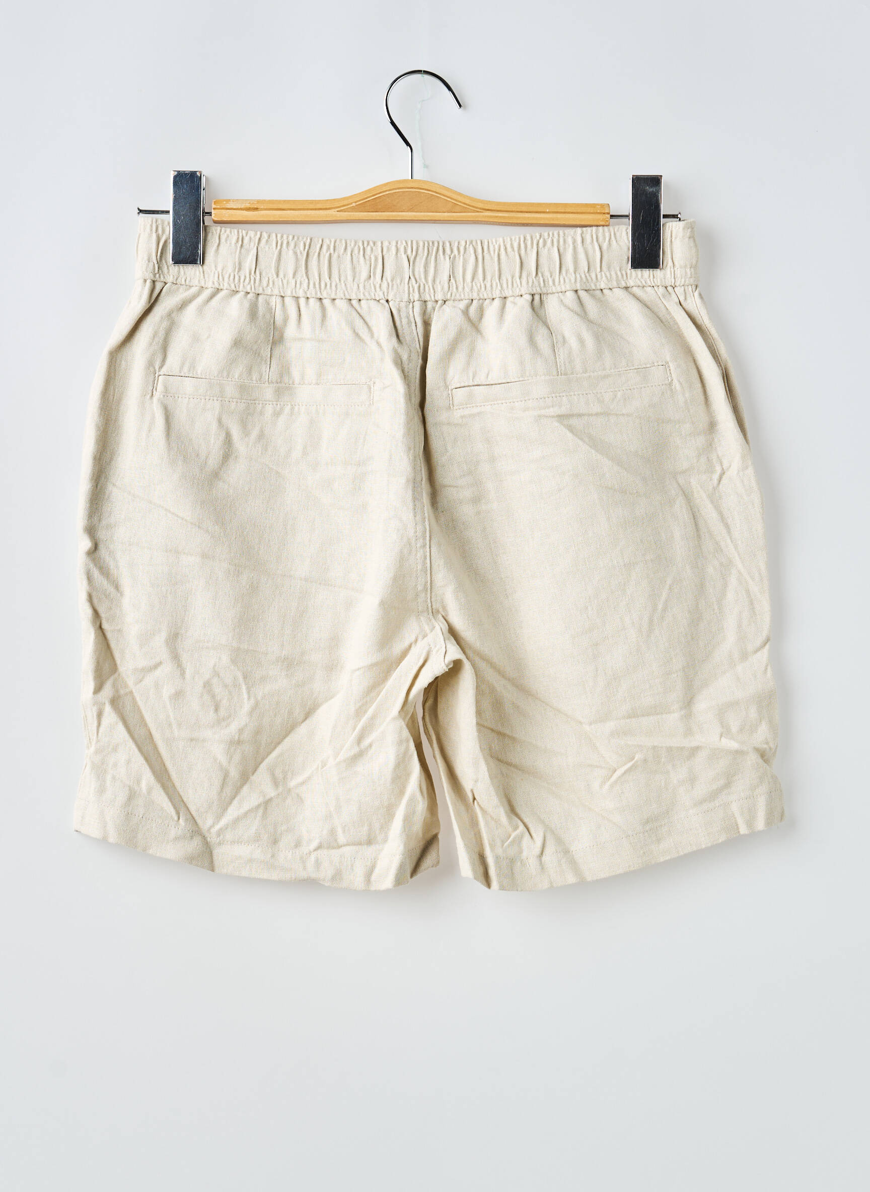 Short fermeture zippée sous rabat boutonné taille normale beige GUESS homme