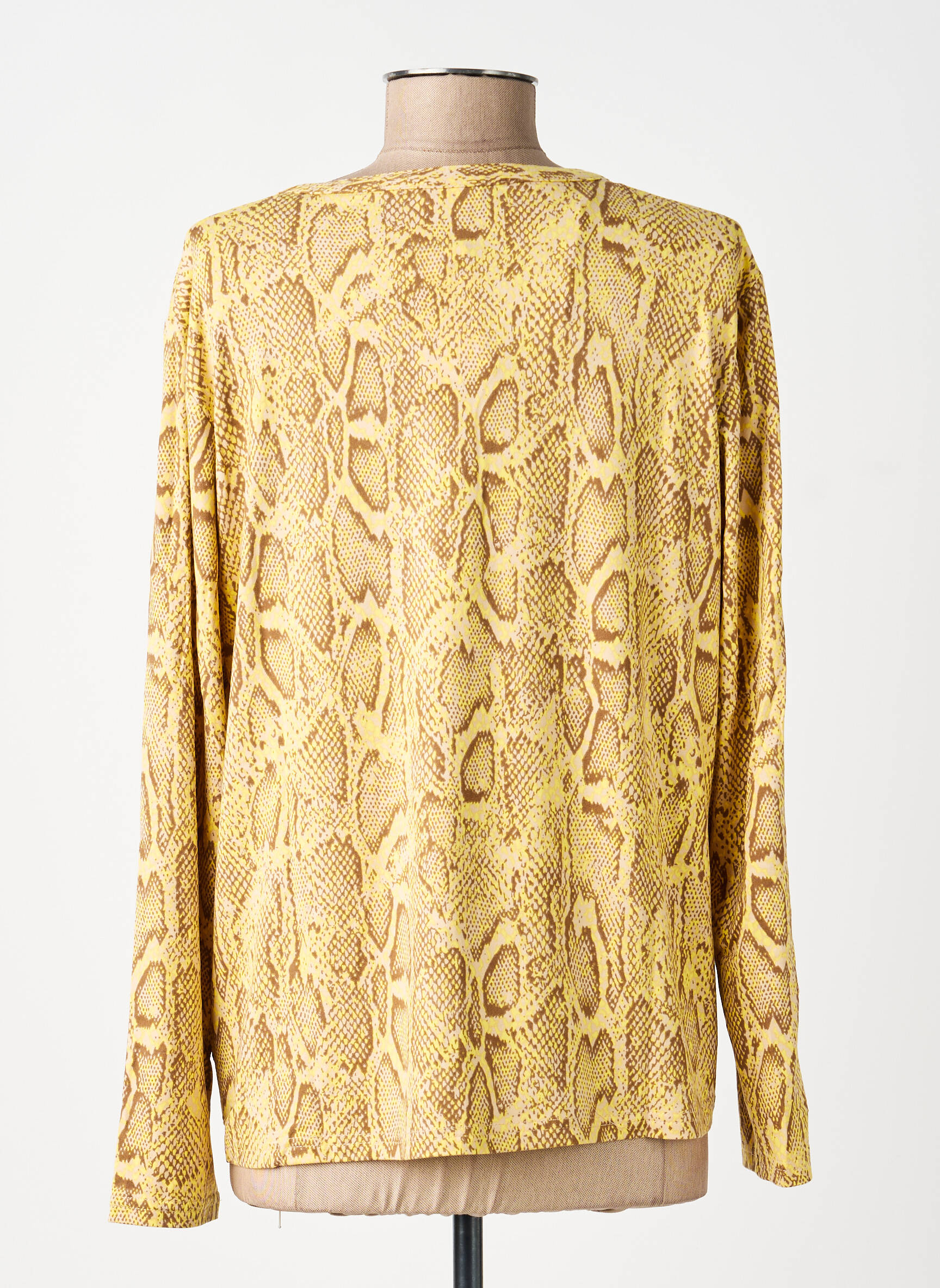 T-shirt manches longues manches longues jaune DAMART femme