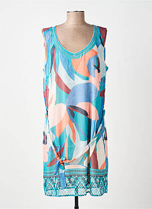 Robe mi-longue sans manche sans manche vert BREAL femme