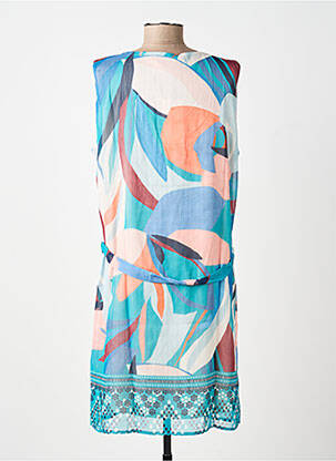 Robe mi-longue sans manche sans manche vert BREAL femme