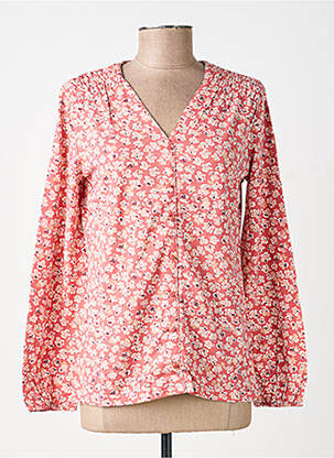 Chemisier imprimé fantaisie manches longues rose DAMART femme