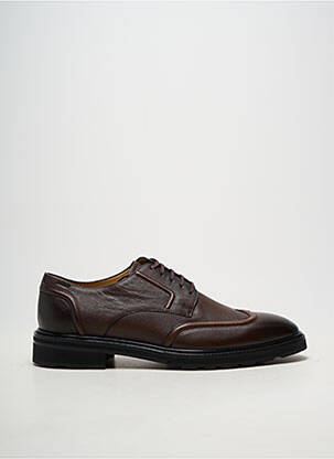Derbies matière lisse talon bas marron BALLY homme