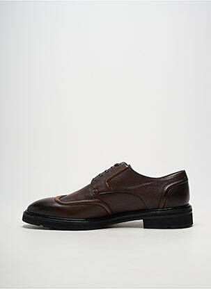 Derbies matière lisse talon bas marron BALLY homme