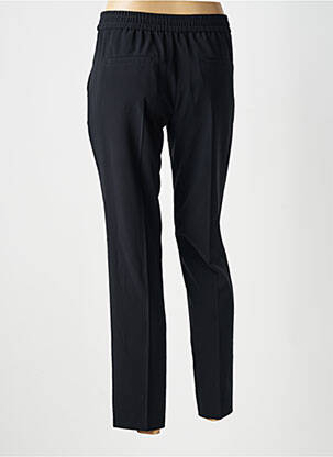 Pantalon chino fermeture zippée sous rabat avec crochet taille normale bleu GERARD DAREL femme