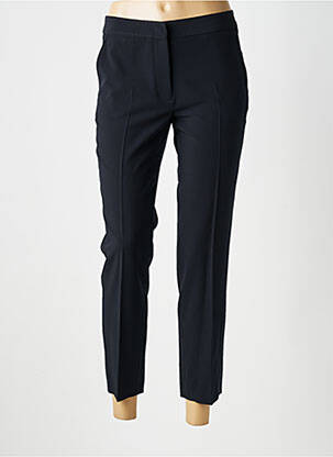 Pantalon chino fermeture zippée sous rabat avec crochet taille normale bleu GERARD DAREL femme