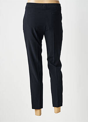 Pantalon chino fermeture zippée sous rabat avec crochet taille normale bleu GERARD DAREL femme