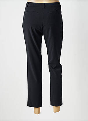 Pantalon chino fermeture zippée sous rabat avec crochet taille normale bleu GERARD DAREL femme
