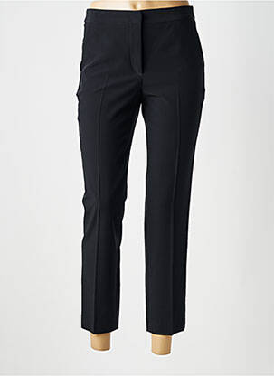 Pantalon chino fermeture zippée sous rabat avec crochet taille normale bleu GERARD DAREL femme