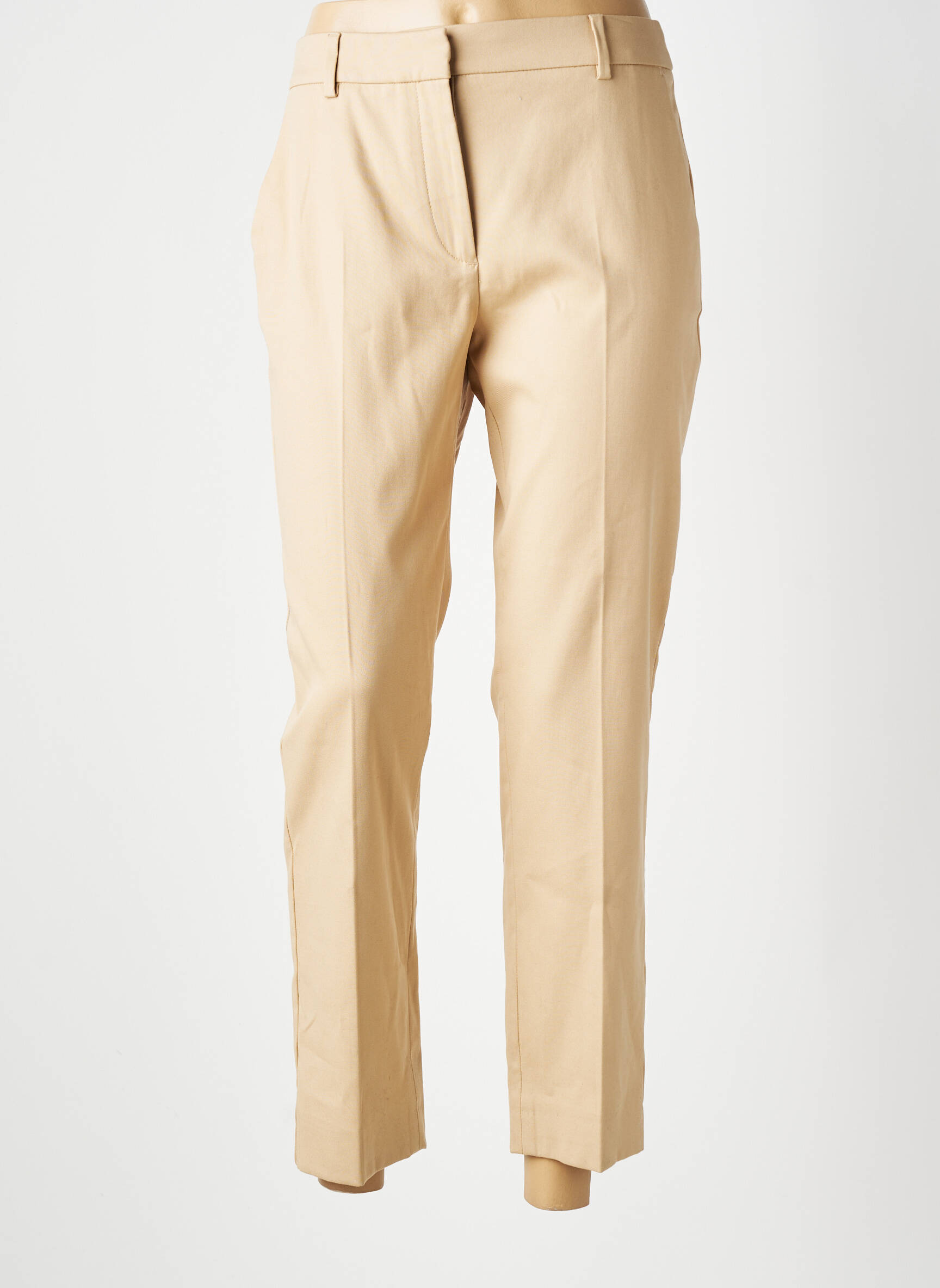 Pantalon 7/8 taille à pinces taille normale beige WEEKEND MAXMARA femme
