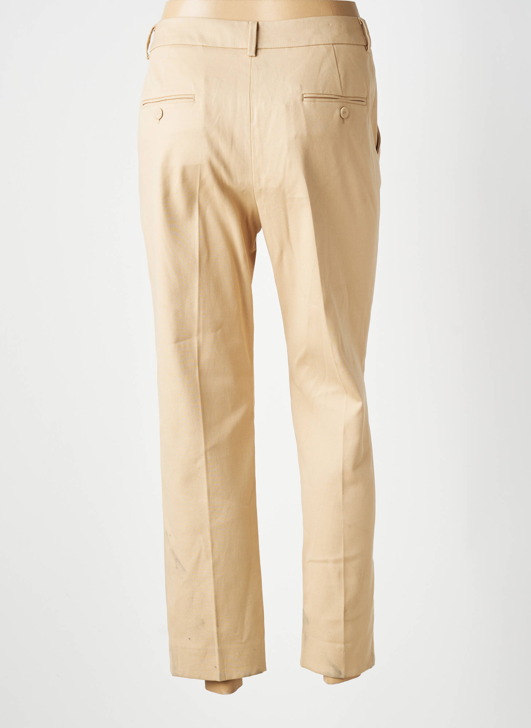 Pantalon 7/8 taille à pinces taille normale beige WEEKEND MAXMARA femme
