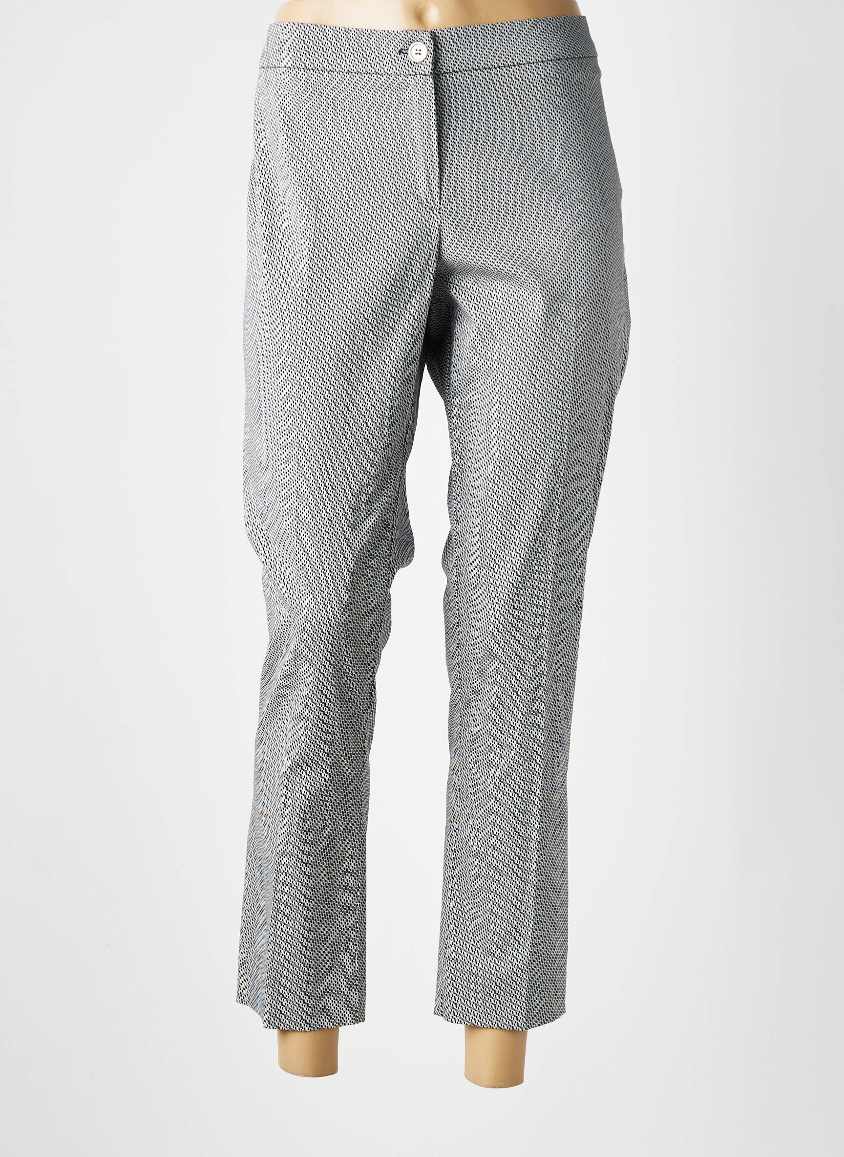 Pantalon 7/8 taille à pinces taille normale noir PERSONA BY MARINA RINALDI femme
