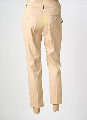 Pantalon chino tissage popeline taille normale beige WEEKEND MAXMARA femme