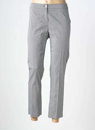 Pantalon 7/8 taille à pinces taille normale bleu PERSONA BY MARINA RINALDI femme