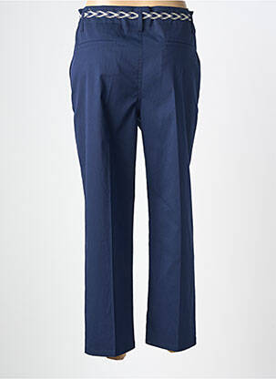 Pantalon 7/8 taille à pinces taille normale bleu GERARD DAREL femme