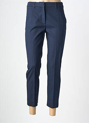 Pantalon 7/8 taille à pinces taille normale bleu WEEKEND MAXMARA femme