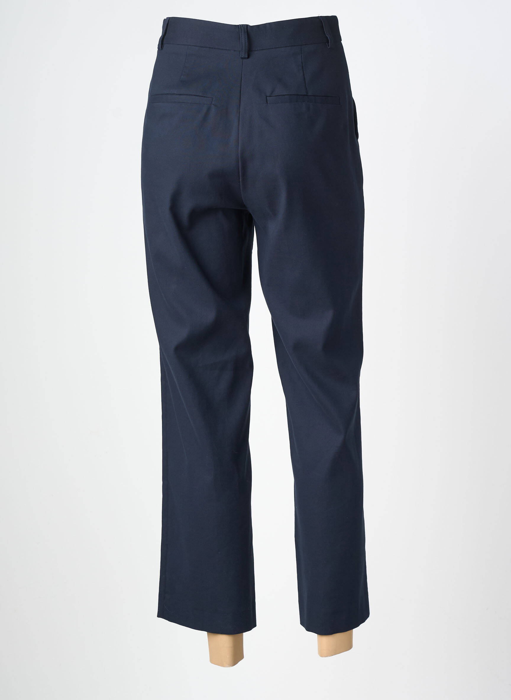 Pantalon 7/8 taille à pinces taille normale bleu GERARD DAREL femme