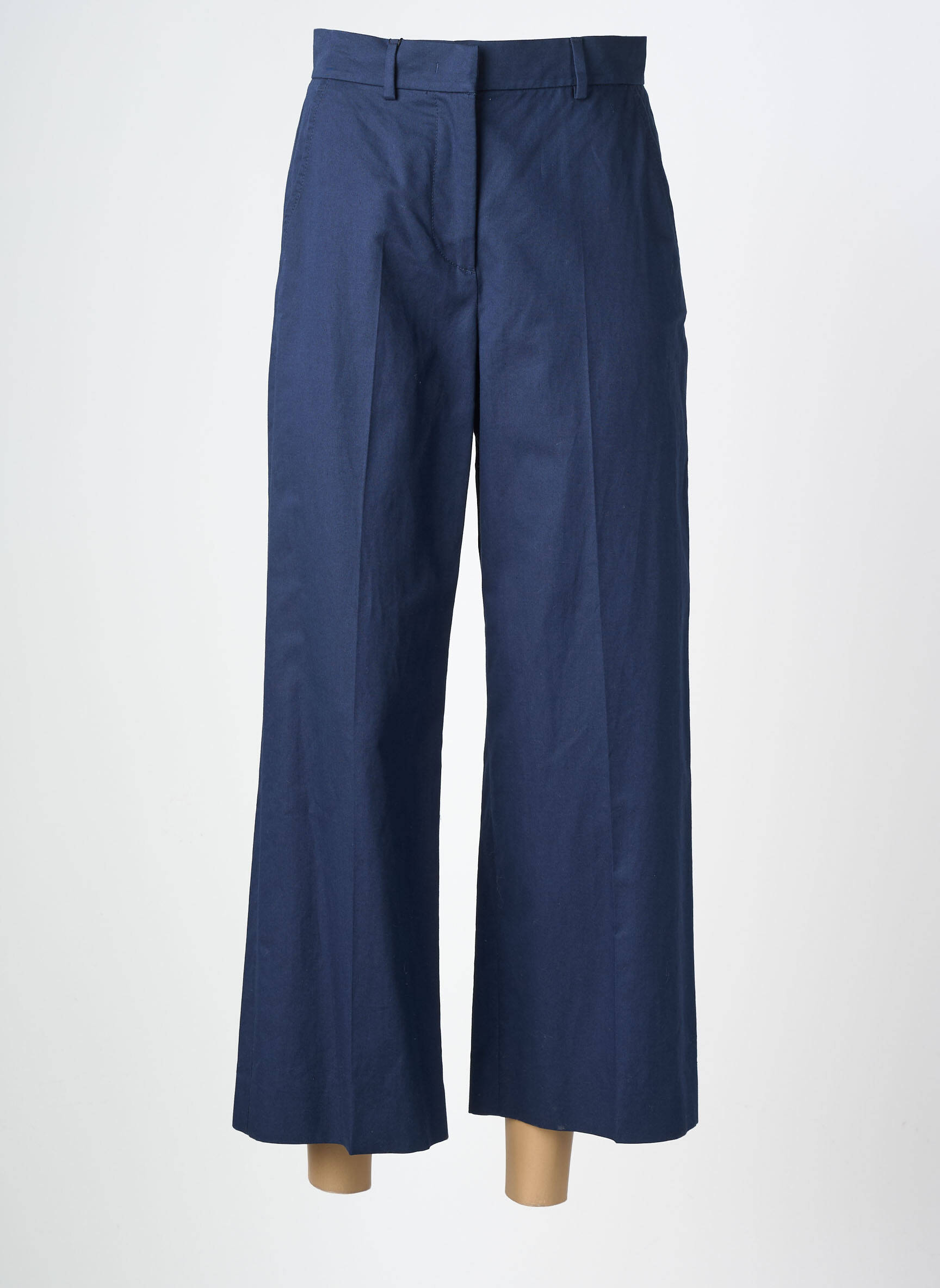Pantalon 7/8 taille haute taille haute bleu WEEKEND MAXMARA femme