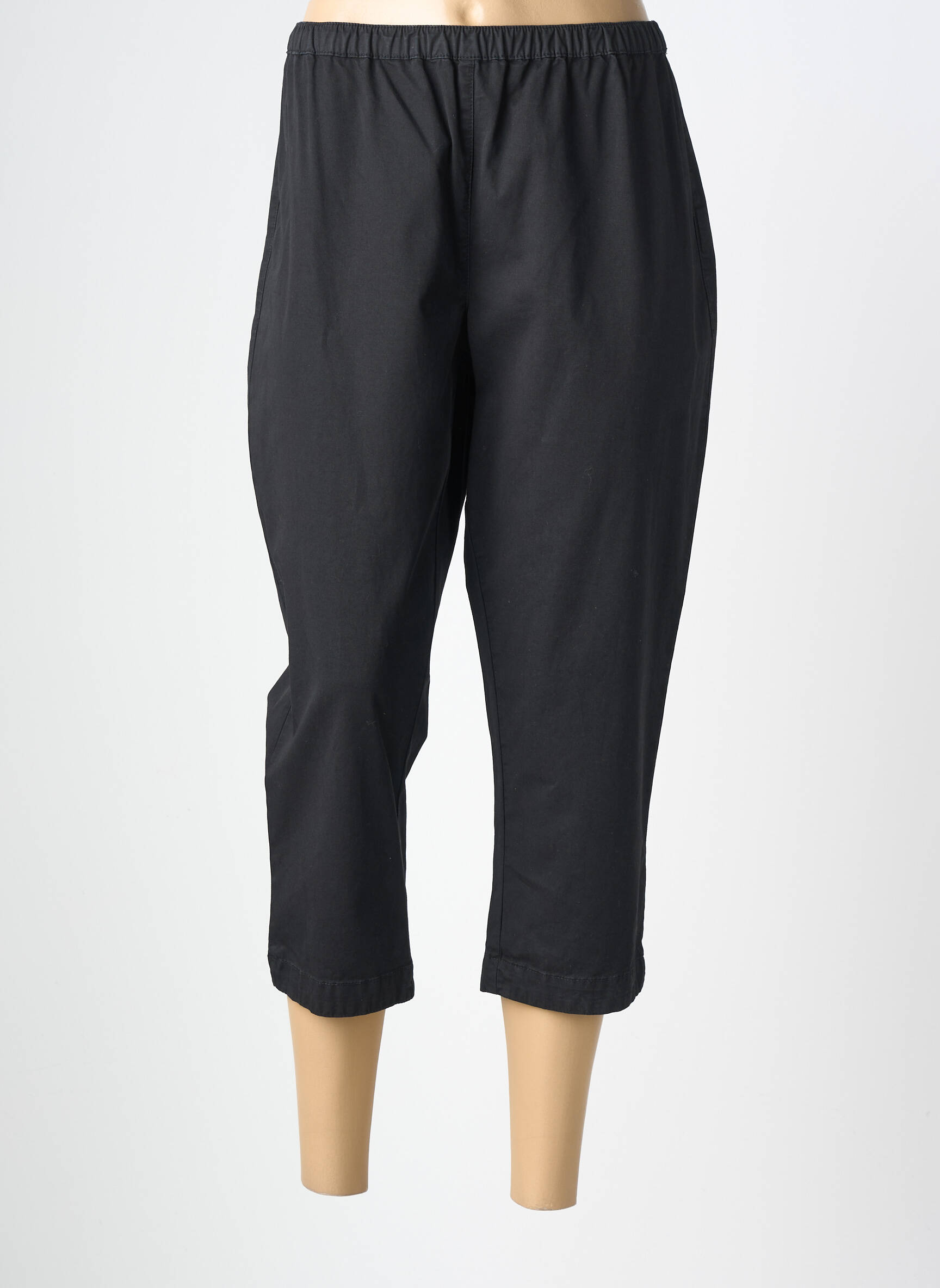 Pantacourt taille élastique taille normale noir MARINA SPORT femme