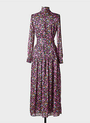Robe longue manches longues manches longues violet LIU JO femme