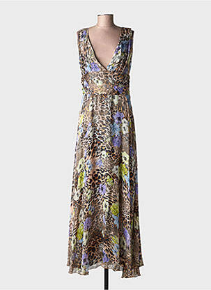 Robe longue sans manche sans manche marron LIU JO femme