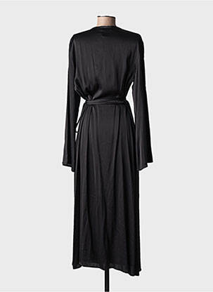 Robe longue manches longues manches longues noir OTTOD'AME femme