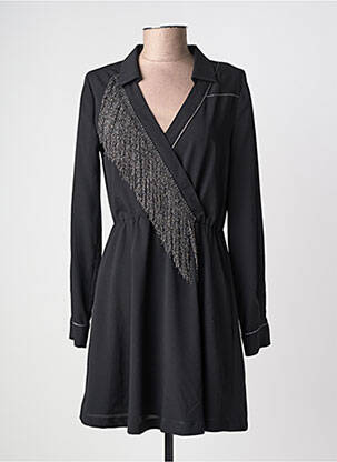 Robe courte manches longues manches longues noir LIU JO femme