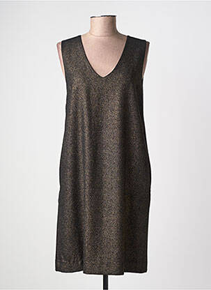 Robe courte sans manche sans manche or OTTOD'AME femme