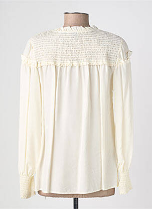 Blouse manches longues manches longues beige PINKO femme