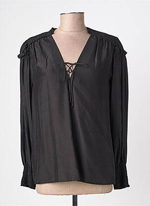 Blouse manches longues manches longues noir PINKO femme
