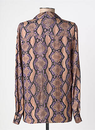 Chemisier coupe cintrée manches longues marron PINKO femme