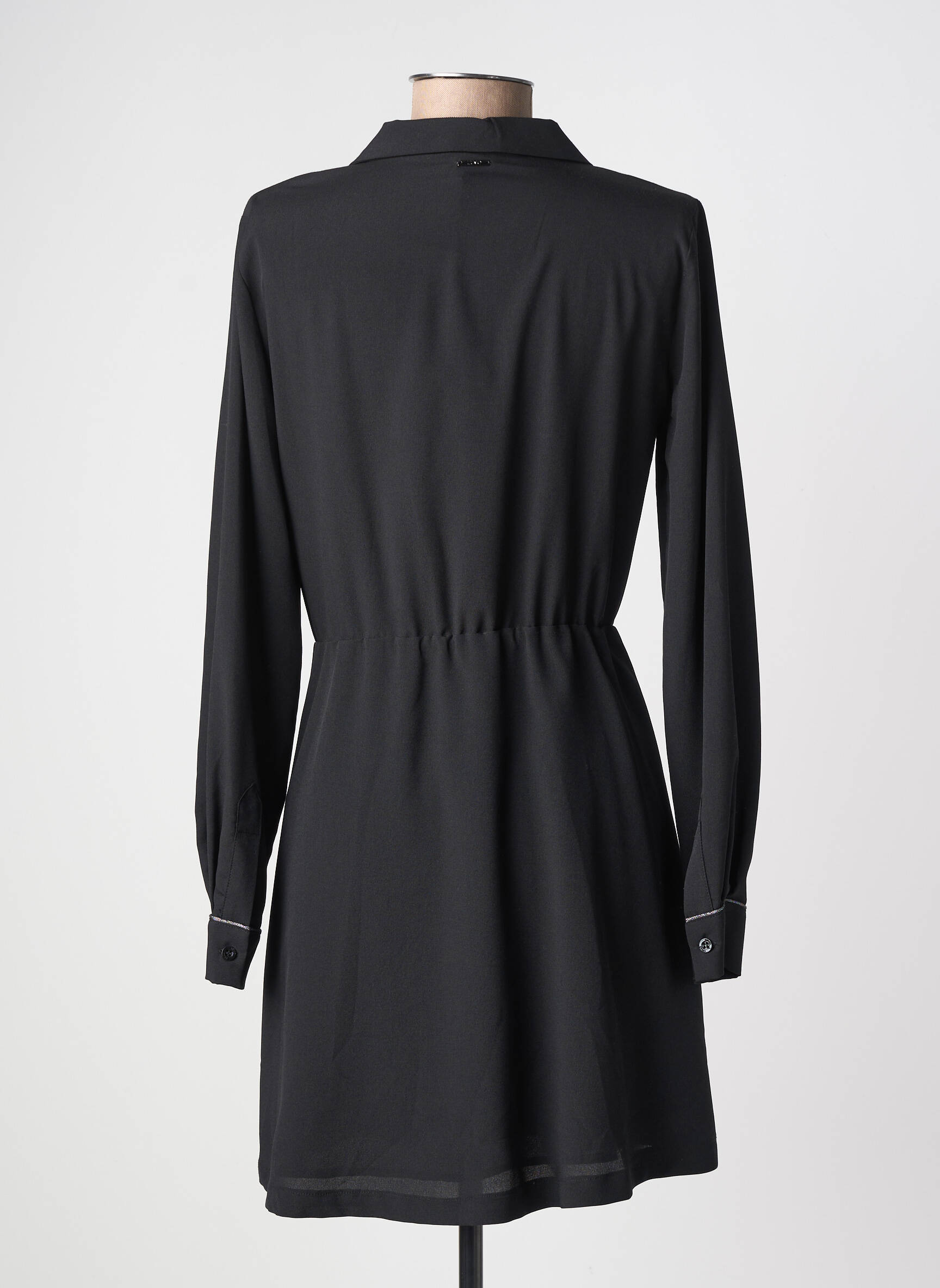 Robe courte manches longues manches longues noir LIU JO femme