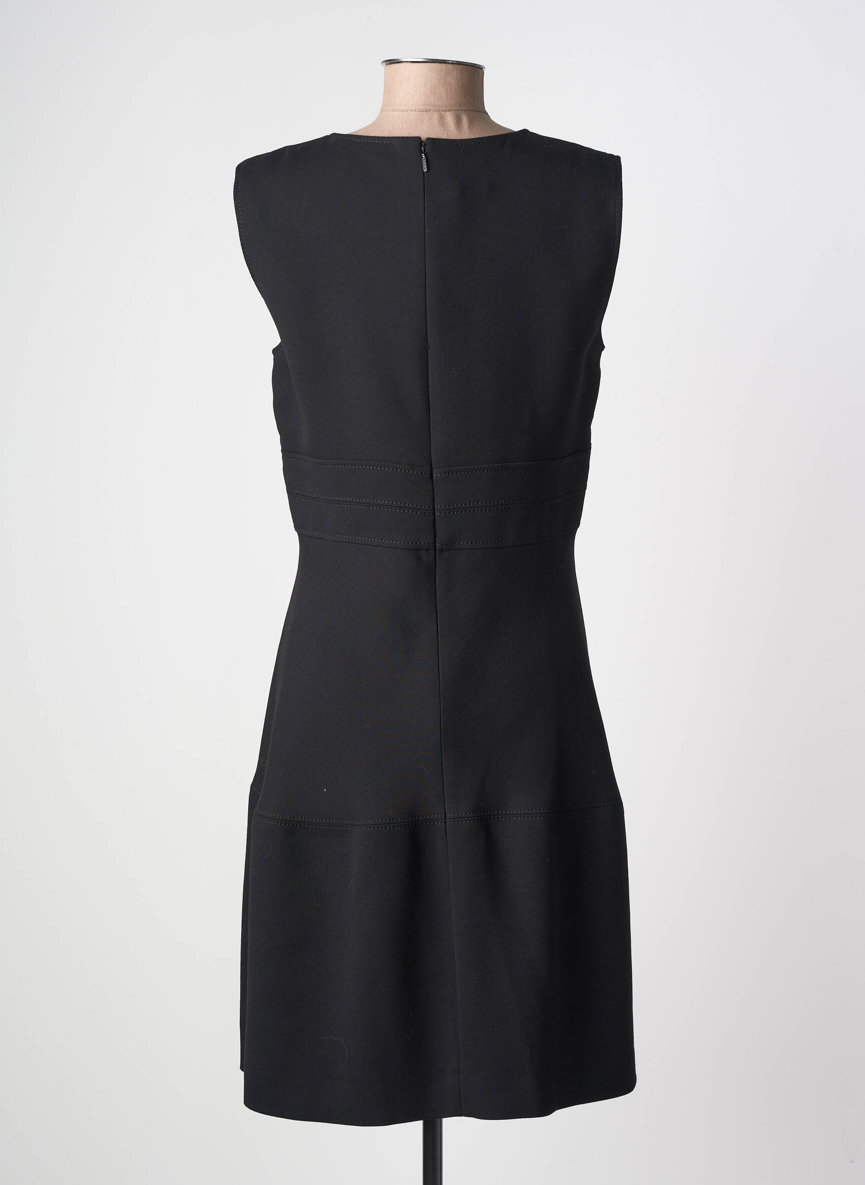 Robe mi-longue sans manche sans manche noir PINKO femme
