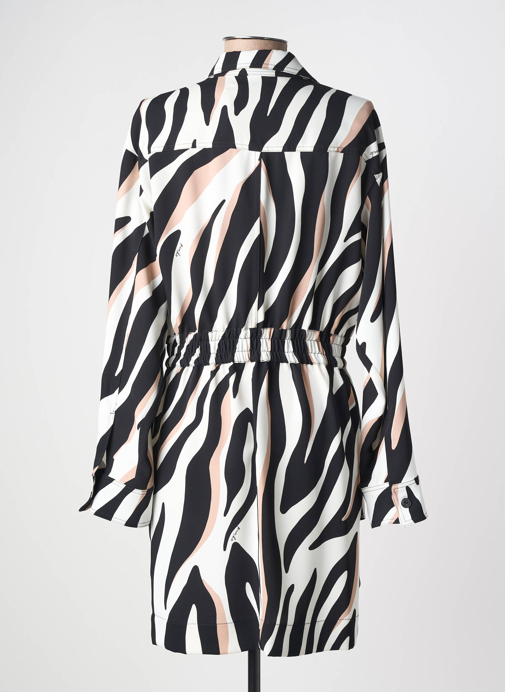 Robe courte manches longues manches longues noir PINKO femme