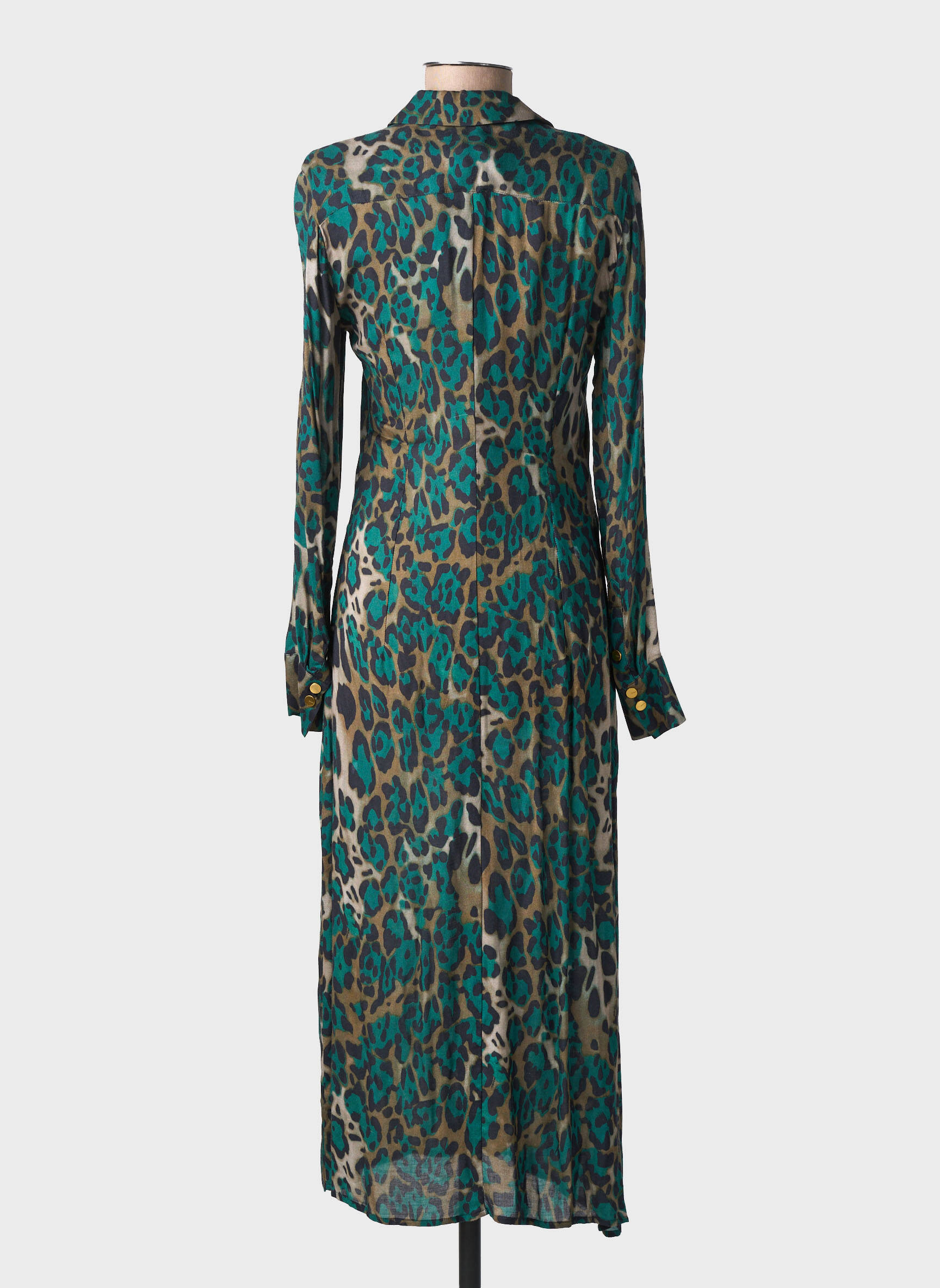 Robe longue manches longues manches longues bleu PINKO femme