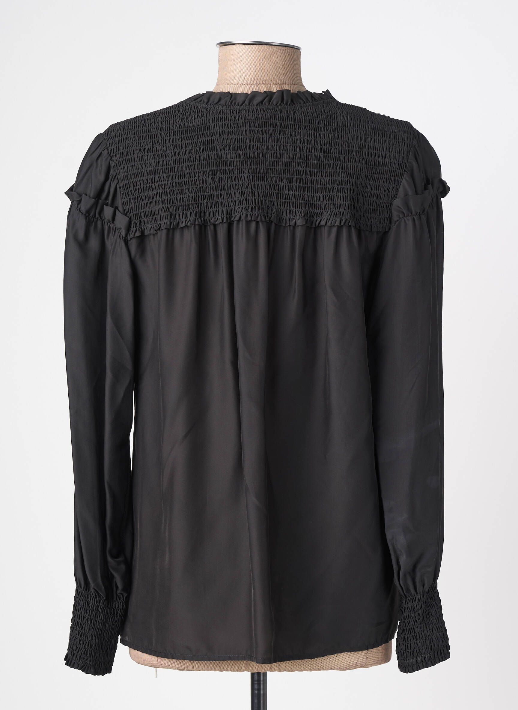 Blouse manches longues manches longues noir PINKO femme