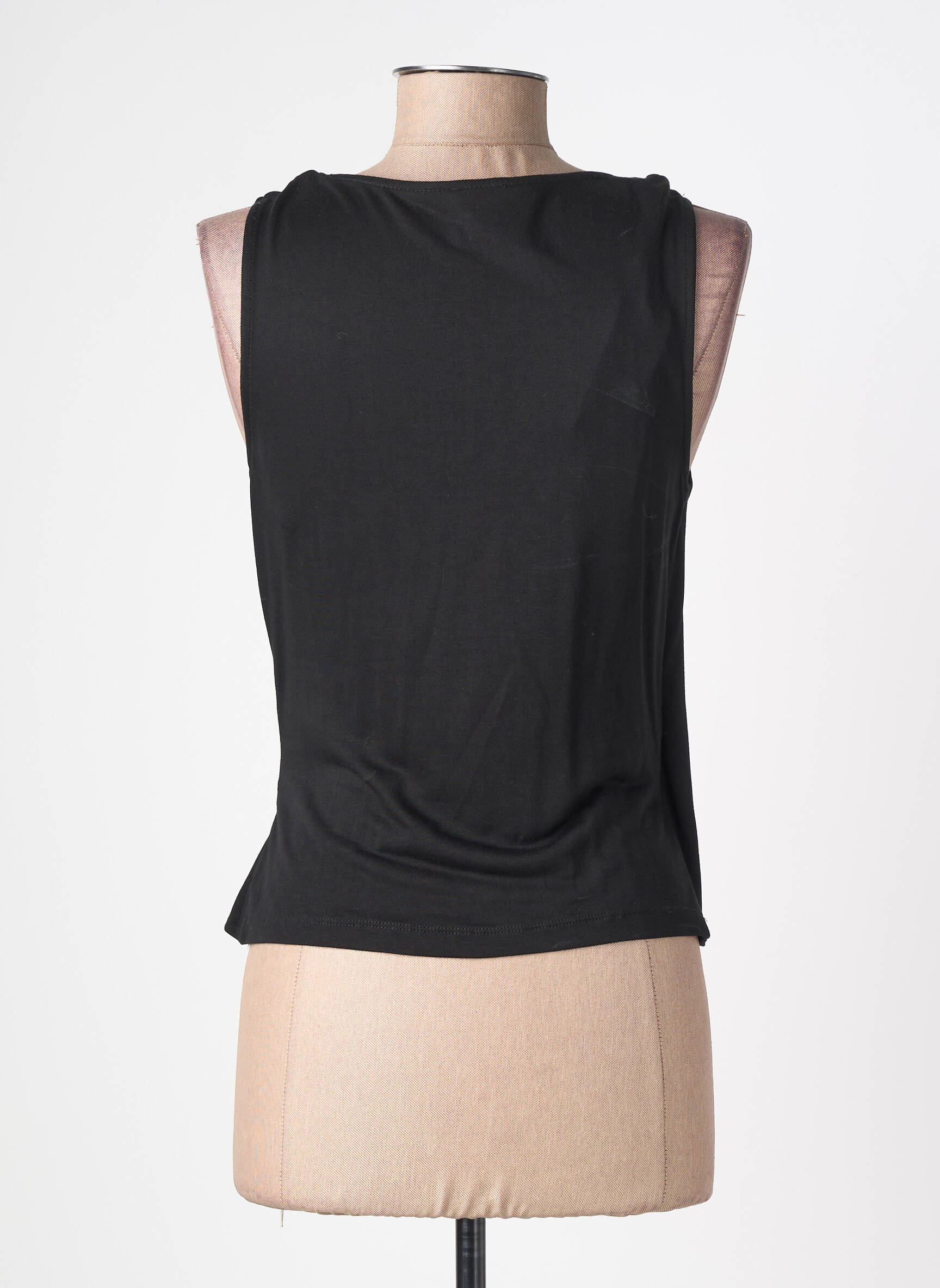 Top stretch sans manche noir PINKO femme