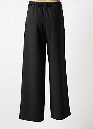 Pantalon large fermeture zippée sous rabat boutonné taille normale noir CHARLIE JOE femme