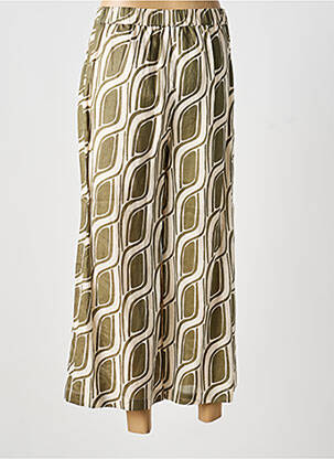 Pantalon 7/8 taille élastique taille normale vert LIU JO femme