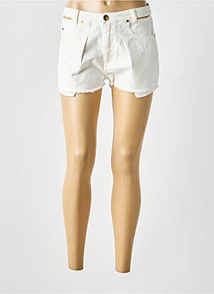 Short tissage denim taille normale blanc PINKO femme