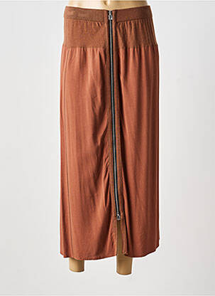 Jupe longue coupe droite marron SITA MURT femme