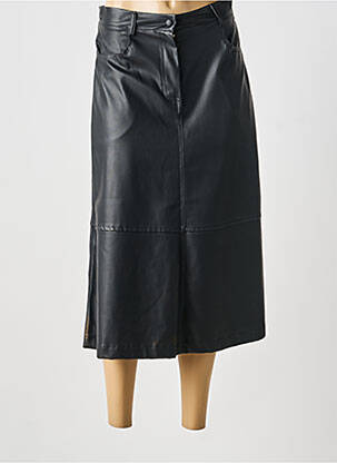 Jupe longue coupe évasée noir OTTOD'AME femme