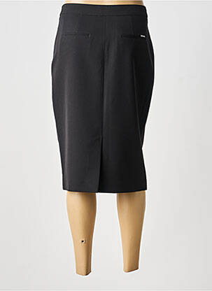 Jupe mi-longue taille à pinces noir LIU JO femme