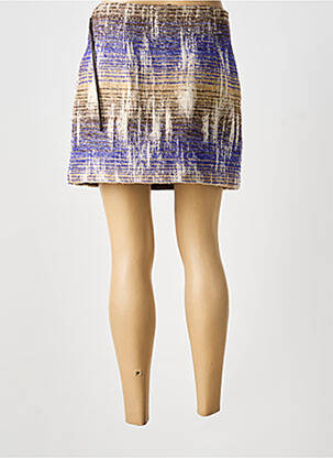 Jupe courte taille à pinces violet OTTOD'AME femme