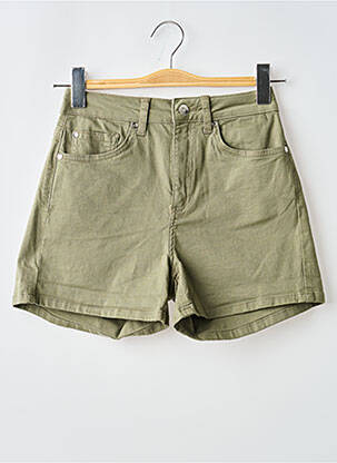 Short tissage denim taille haute vert LIU JO femme