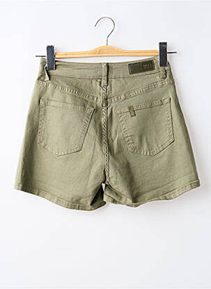 Short tissage denim taille haute vert LIU JO femme