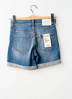 Short tissage denim taille haute bleu LIU JO femme