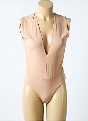 Body stretch sans manche rose PINKO femme